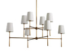 Monaco 2-Tier Round Chandelier