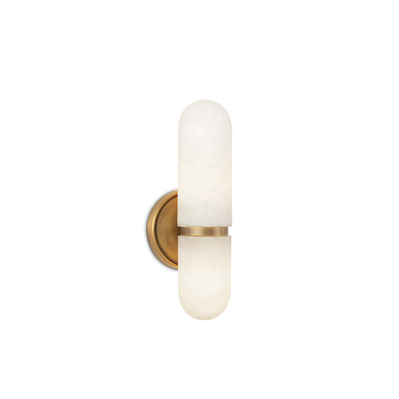 Garnet Alabaster Small Sconce