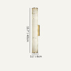 Noble Alabaster Wall Sconce