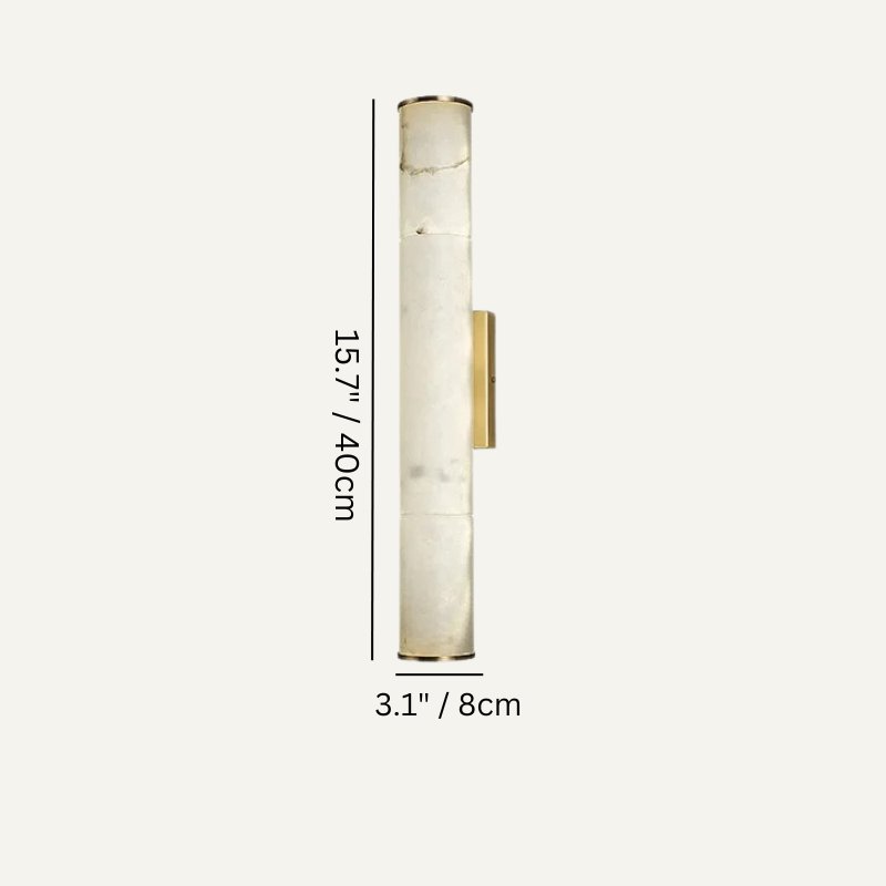 Noble Alabaster Wall Sconce