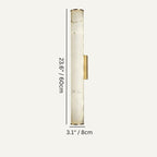 Noble Alabaster Wall Sconce