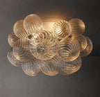 Aurum Glass Flush Mount 20" 25"