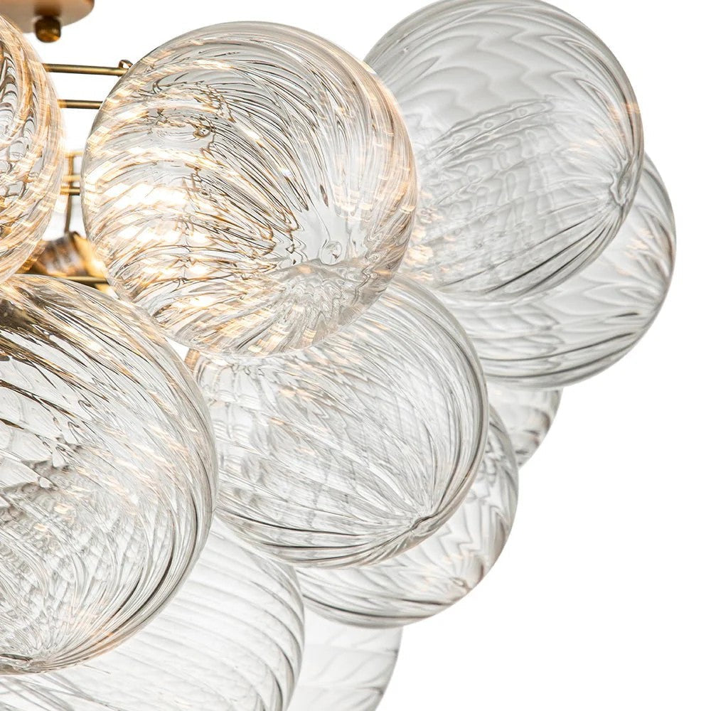 Aurum Glass Flush Mount 20" 25"