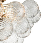 Aurum Glass Flush Mount 20" 25"