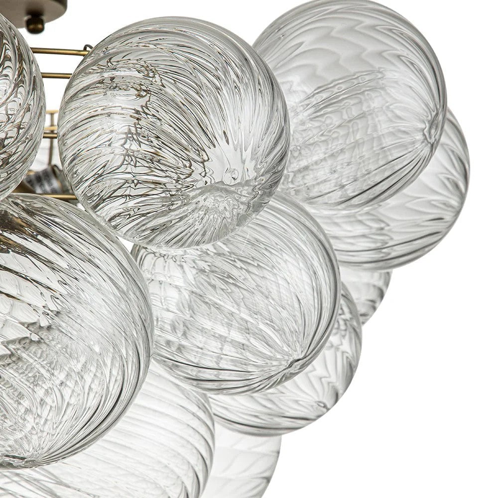 Aurum Glass Flush Mount 20" 25"