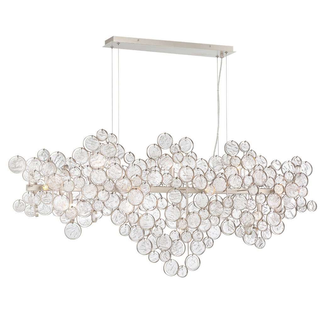 Hearth Trento Clustered Glass Linear Chandelier