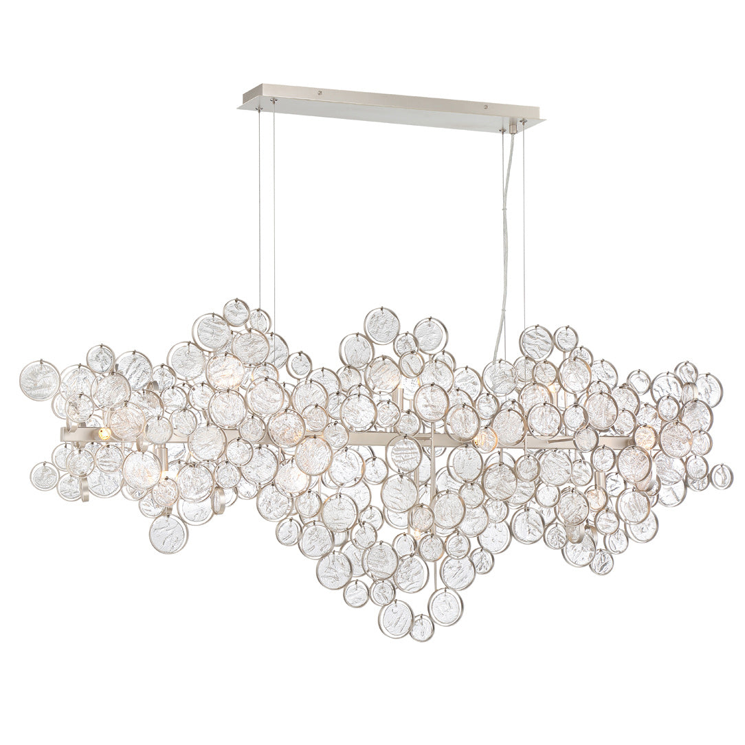 Hearth Trento Clustered Glass Linear Chandelier