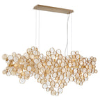 Hearth Trento Clustered Glass Linear Chandelier