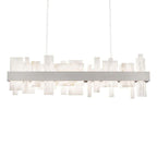 Acropolis 46in LED Linear Alabaster Chandelier - fovolighting