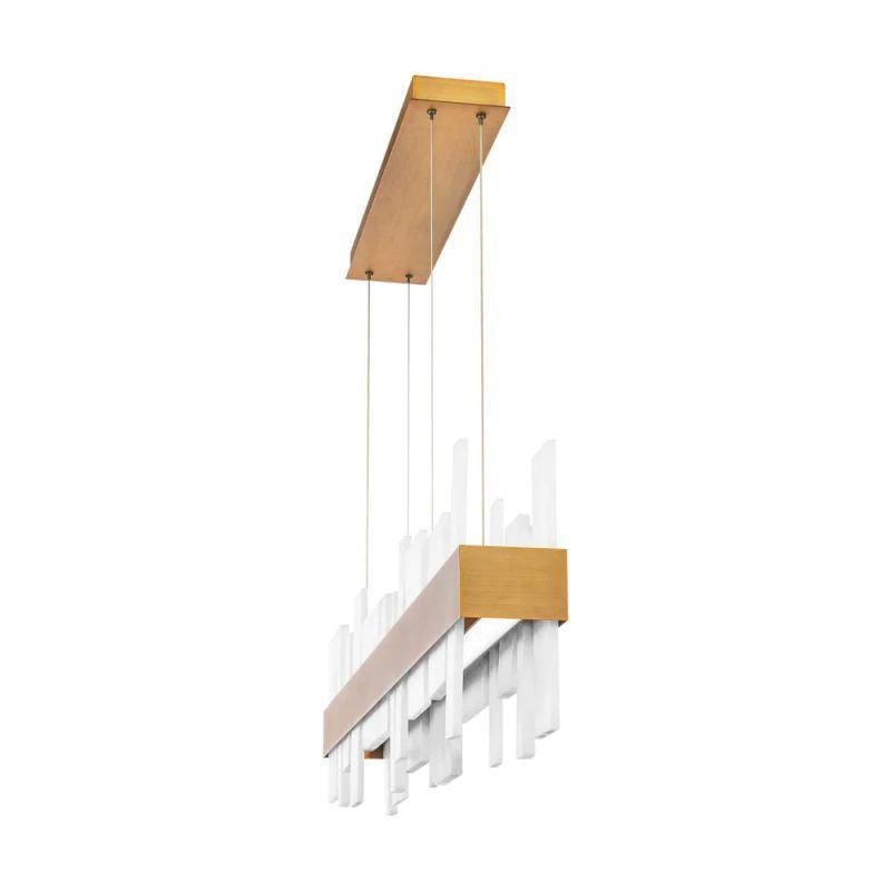 Acropolis 46in LED Linear Alabaster Chandelier - fovolighting