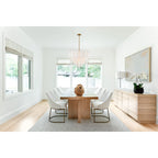 Addis 12 Light 27" Waterfall Chandelier Aged Brass - fovolighting