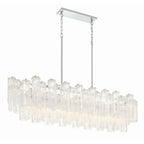 Addis 14 Light 52" Crystal Linear Chandelier - fovolighting