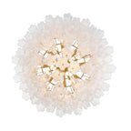 Addis 16 - Light 32" Waterfall Chandelier Aged Brass - fovolighting
