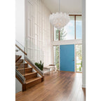 Addis 16 - Light 32" Waterfall Chandelier Aged Brass - fovolighting