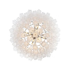 Addis 16 - Light 32" Waterfall Chandelier Aged Brass - fovolighting