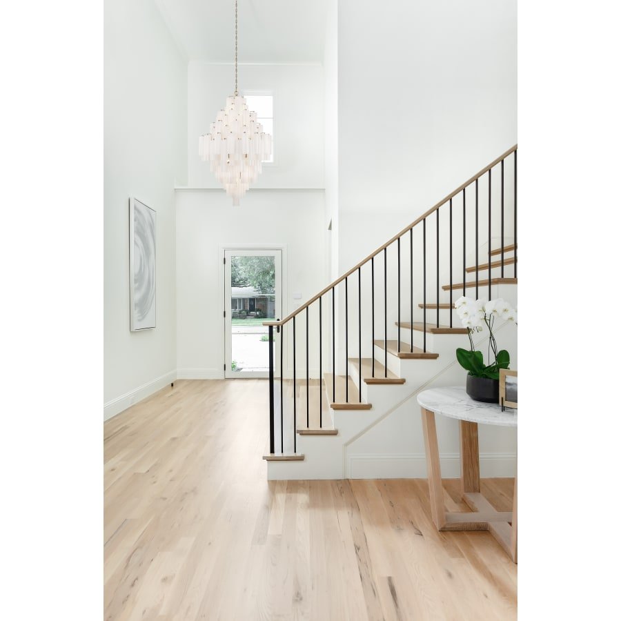 Addis 20 Light 31in Waterfall Chandelier Aged Brass - fovolighting
