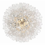 Addis 20 Light Crystal Waterfall Chandelier Aged Brass - fovolighting