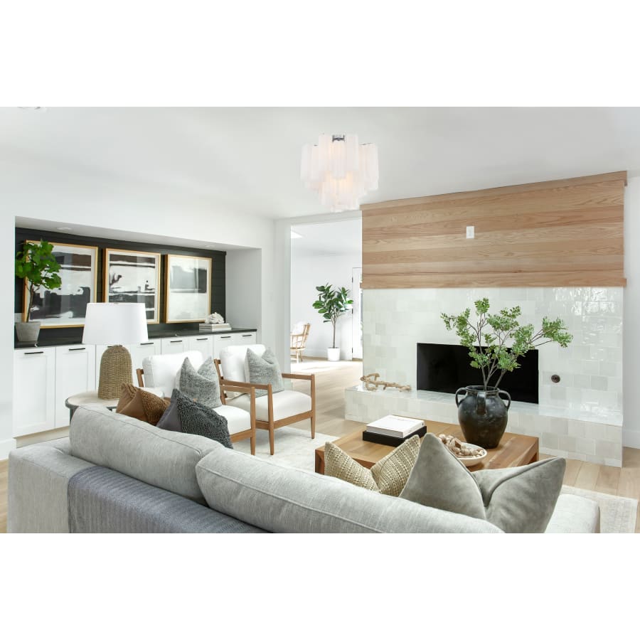 Addis 4 Light 18 in. Semi - Flush Waterfall Ceiling Fixture - fovolighting