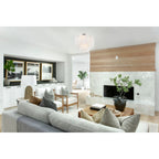 Addis 4 Light 18 in. Semi - Flush Waterfall Ceiling Fixture - fovolighting