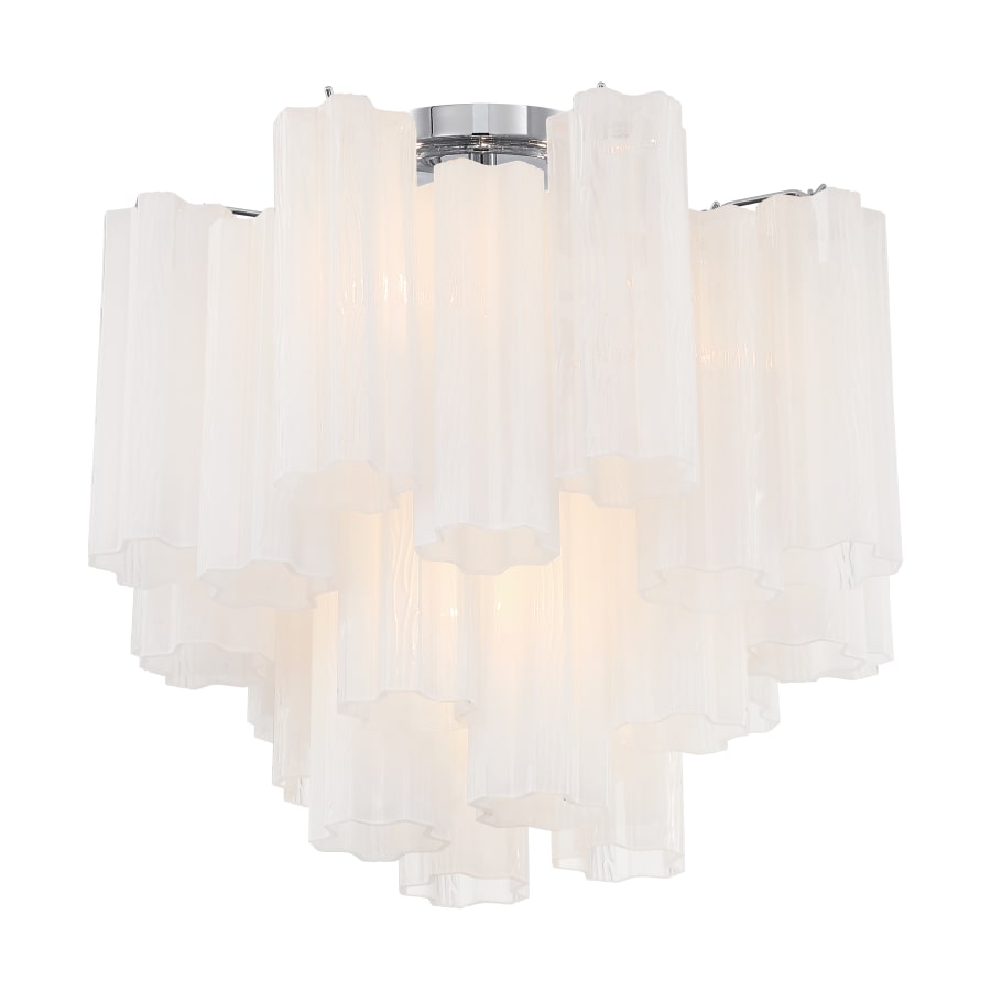 Addis 4 Light 18 in. Semi - Flush Waterfall Ceiling Fixture - fovolighting