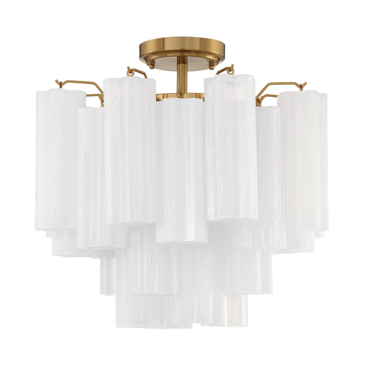 Addis 4 Light 18 in. Semi - Flush Waterfall Ceiling Fixture - fovolighting