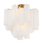 Addis 4 Light 18 in. Semi - Flush Waterfall Ceiling Fixture - fovolighting
