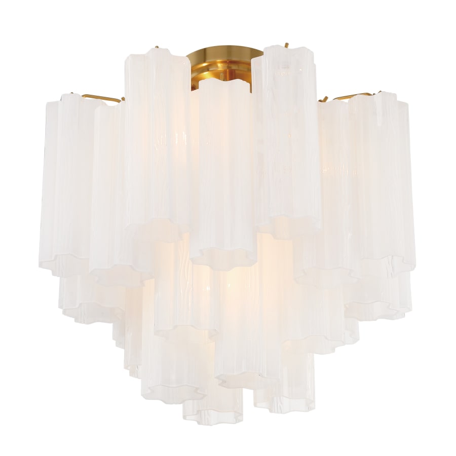 Addis 4 Light 18 in. Semi - Flush Waterfall Ceiling Fixture - fovolighting
