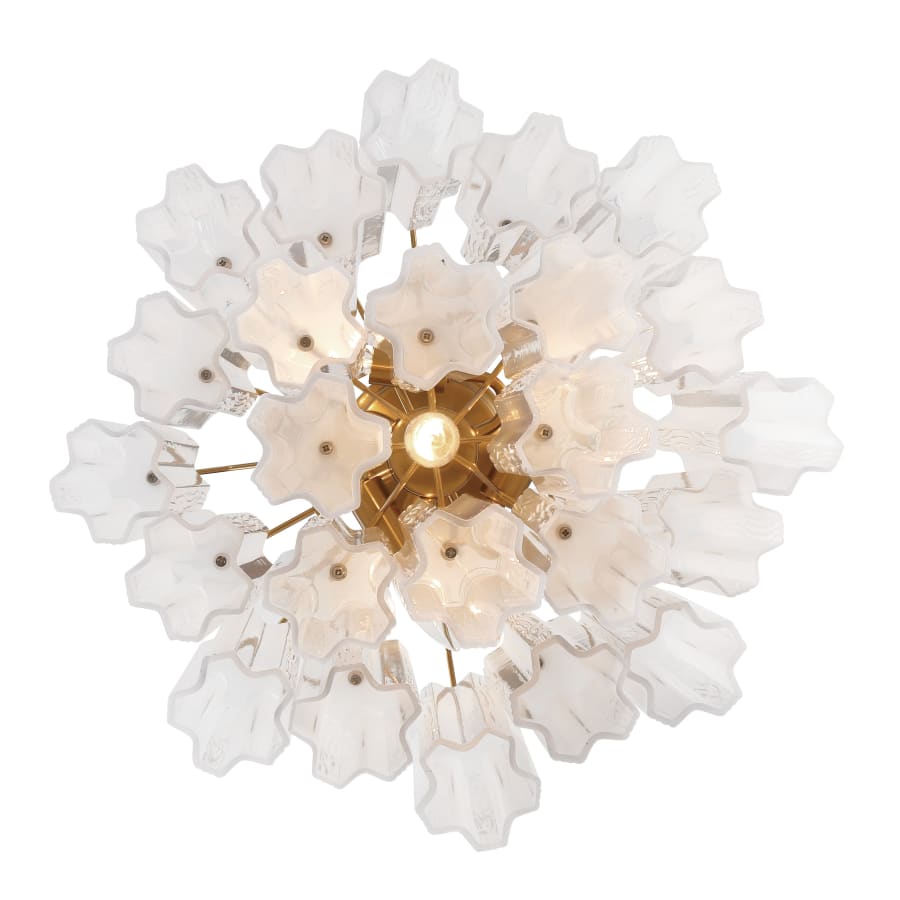Addis 4 Light 18 in. Semi - Flush Waterfall Ceiling Fixture - fovolighting