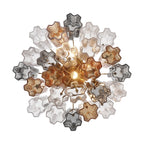 Addis 4 Light 18" Semi - Flush Waterfall Ceiling Fixture - fovolighting