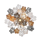 Addis 4 Light 18" Semi - Flush Waterfall Ceiling Fixture - fovolighting