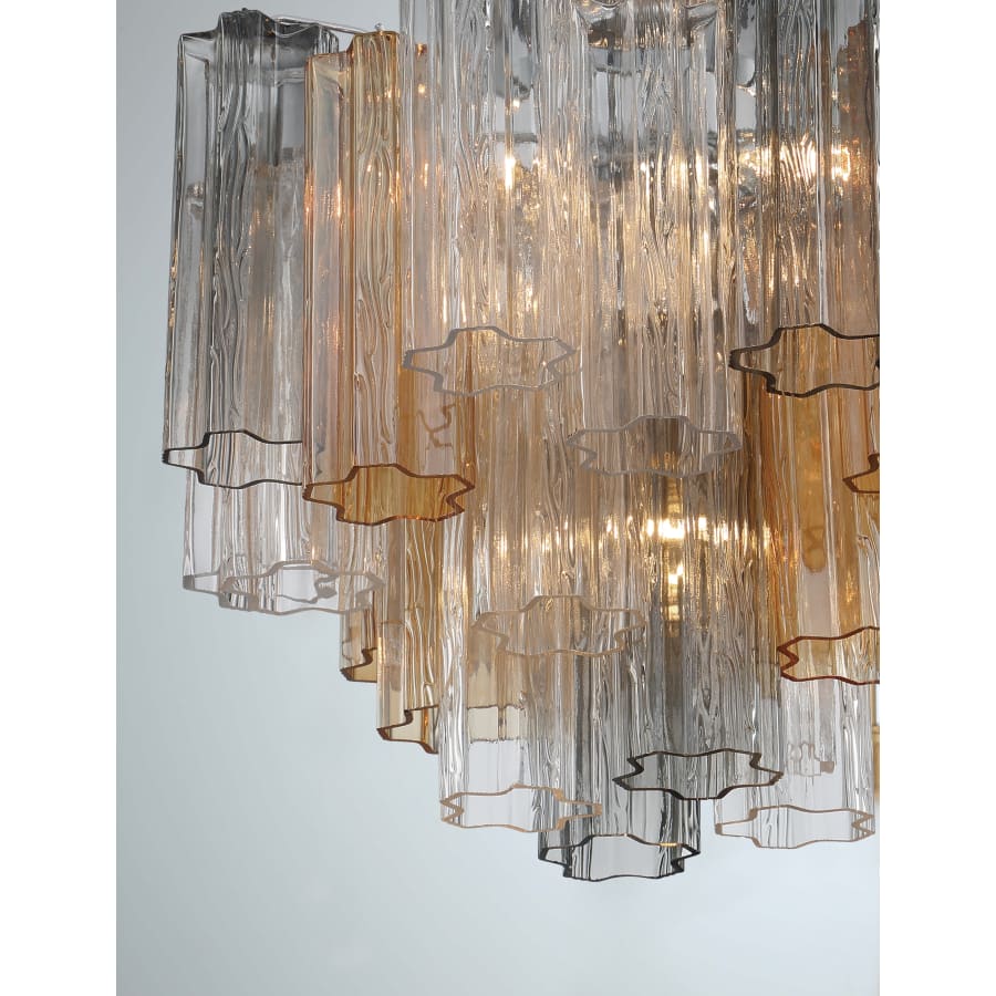 Addis 4 Light 18" Semi - Flush Waterfall Ceiling Fixture - fovolighting