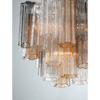 Addis 4 Light 18" Semi - Flush Waterfall Ceiling Fixture - fovolighting