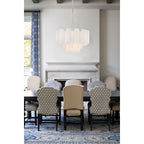 Addis 9 - Light 22 - Inch Waterfall Chandelier Aged Brass - fovolighting