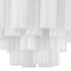 Addis 9 - Light 22 - Inch Waterfall Chandelier Aged Brass - fovolighting