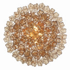 Addis Lighting Group Addis 20 Light 31in Crystal Waterfall Chandelier Aged Brass - fovolighting