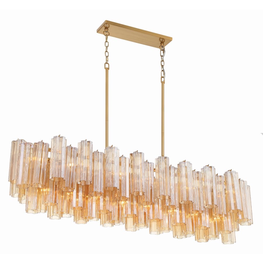 Addis Linear Crystal Chandelier 14 Light 52in - fovolighting