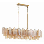 Addis Linear Crystal Chandelier 14 Light 52in - fovolighting