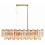 Addis Linear Crystal Chandelier 14 Light 52in - fovolighting