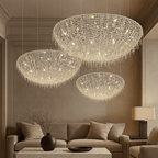 Adena Crystal Tassel Chandelier - fovolighting