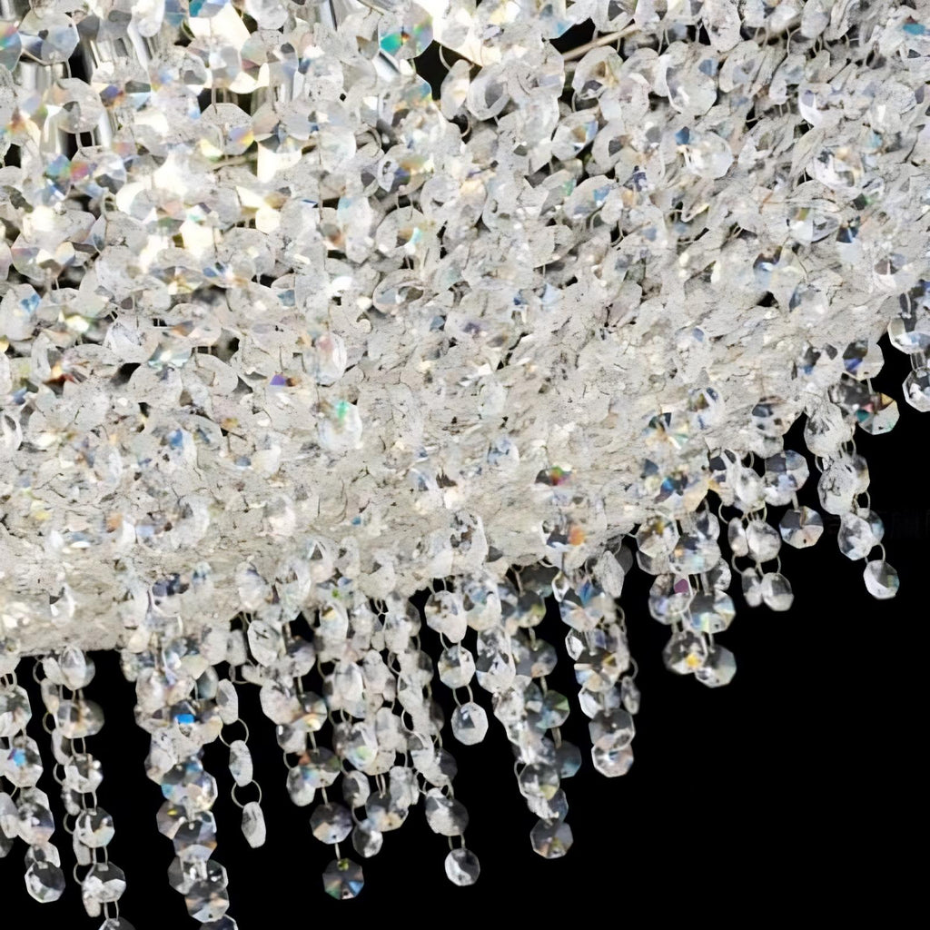 Adena Crystal Tassel Chandelier - fovolighting