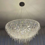 Adena Crystal Tassel Chandelier - fovolighting