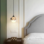 Aeris Natural Marble Pendant Light - fovolighting
