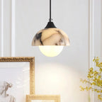 Aeris Natural Marble Pendant Light - fovolighting
