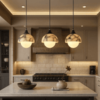 Aeris Natural Marble Pendant Light - fovolighting