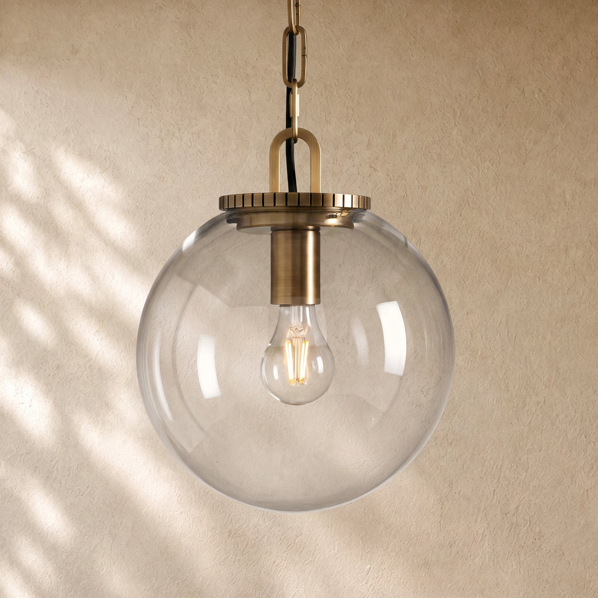 Wescoti Globe Pendant with Chain