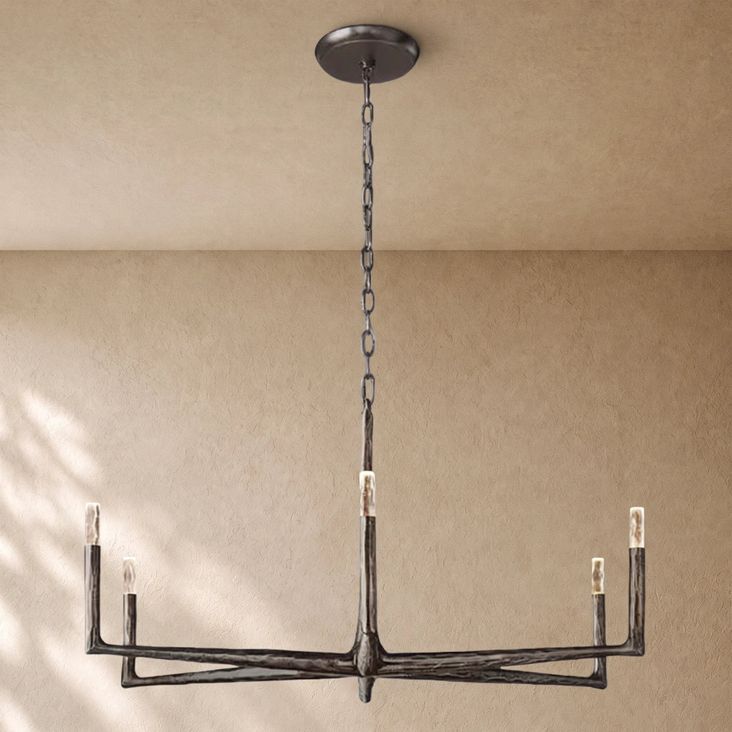 Thadria Forged Round Chandelier 36" 48" 60" 72"