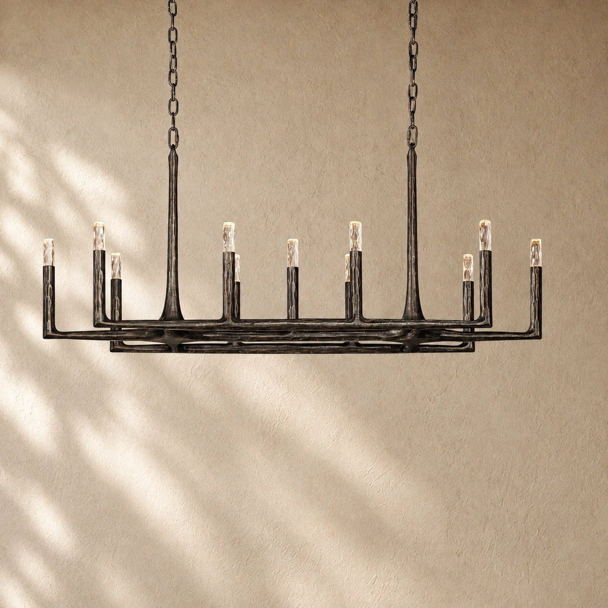 Thadria Forged Linear Chandelier 54" 72" 96"