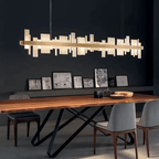 Alabaster Acropolis LED Oval Chandelier - fovolighting
