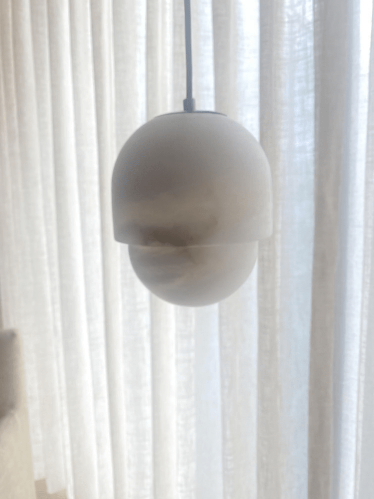 Alabaster Art Small Pendant Light - fovolighting
