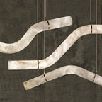 Alabaster Bent Tube Chandelier A - fovolighting